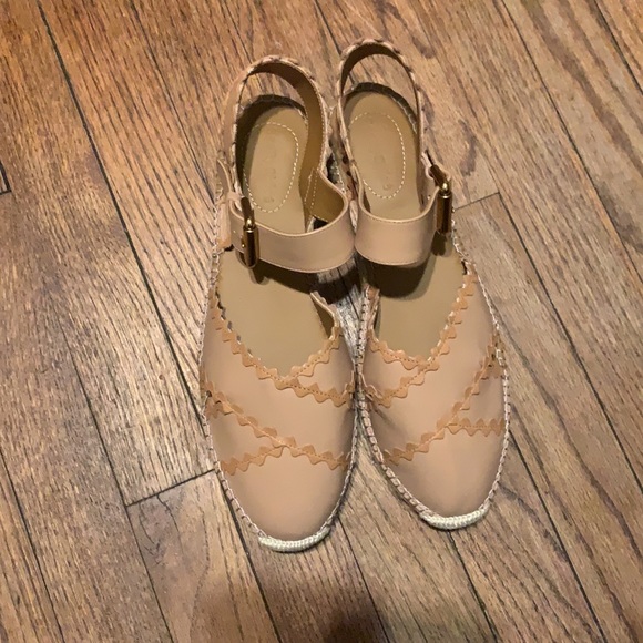 See By Chloe Glyn Leather Ric Rac Espadrille - Picture 4 of 6